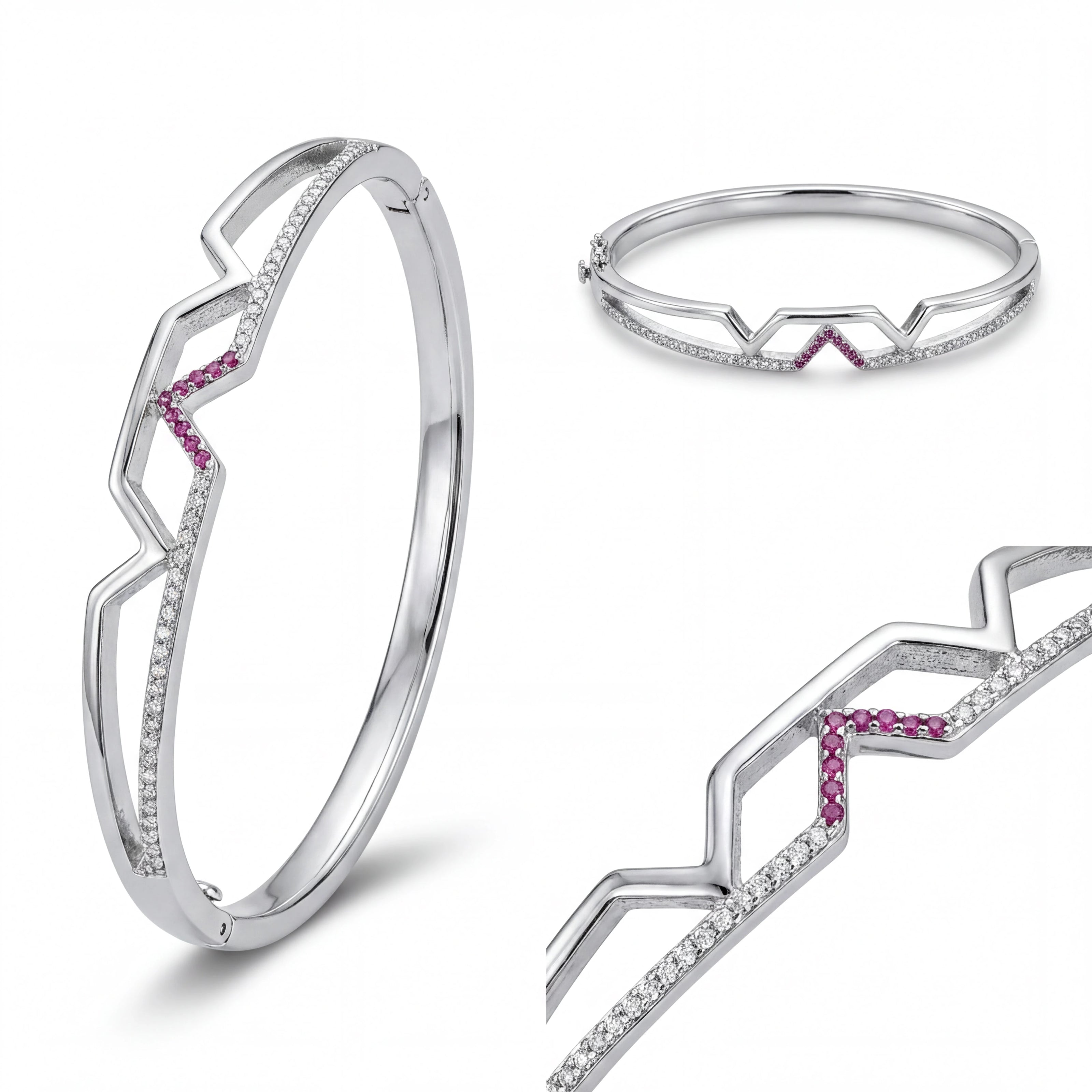 Pink Geo Bangle — 4