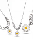 Daisy Curb Necklace — 4