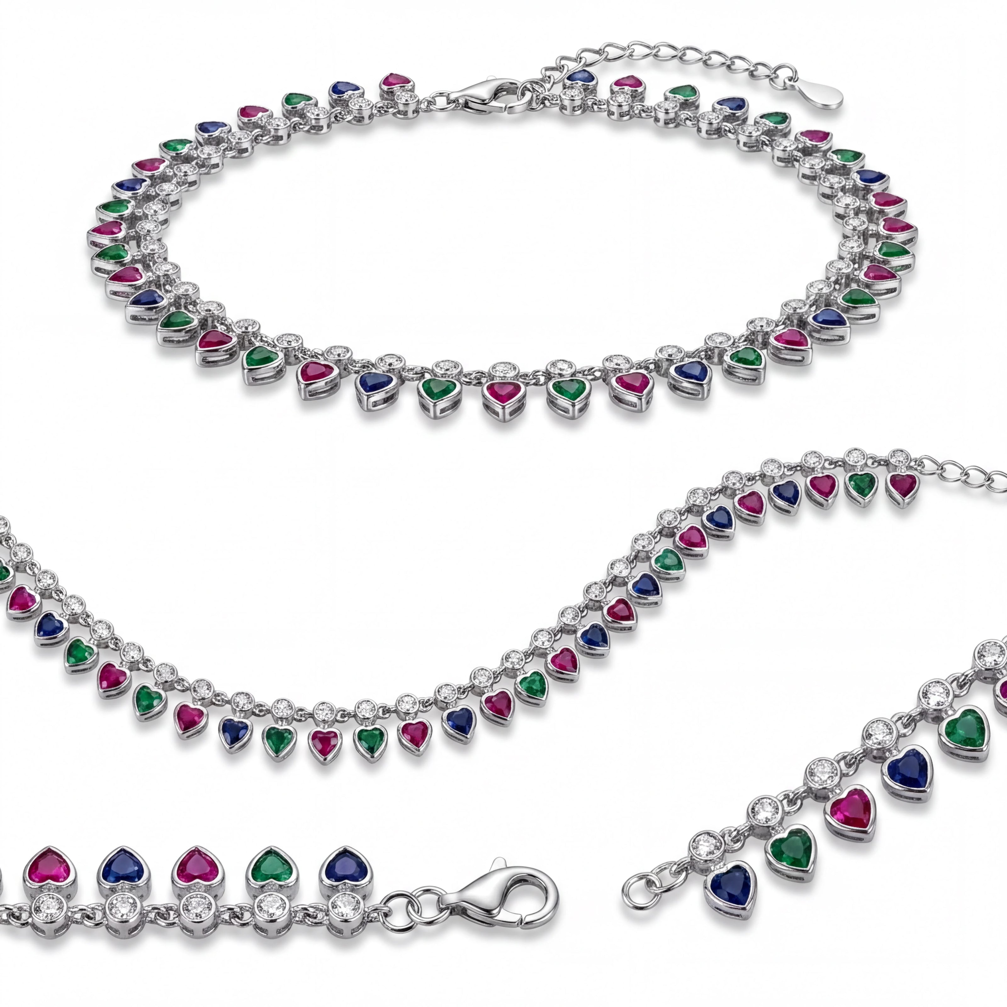 Vivid Hearts Anklet — 4