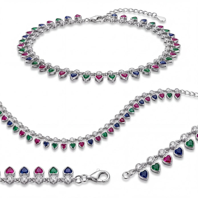 Vivid Hearts Anklet — 4