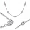 Pavé Station Necklace — 4
