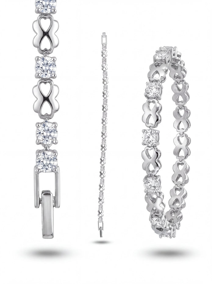 CZ Infinity Bracelet — 4