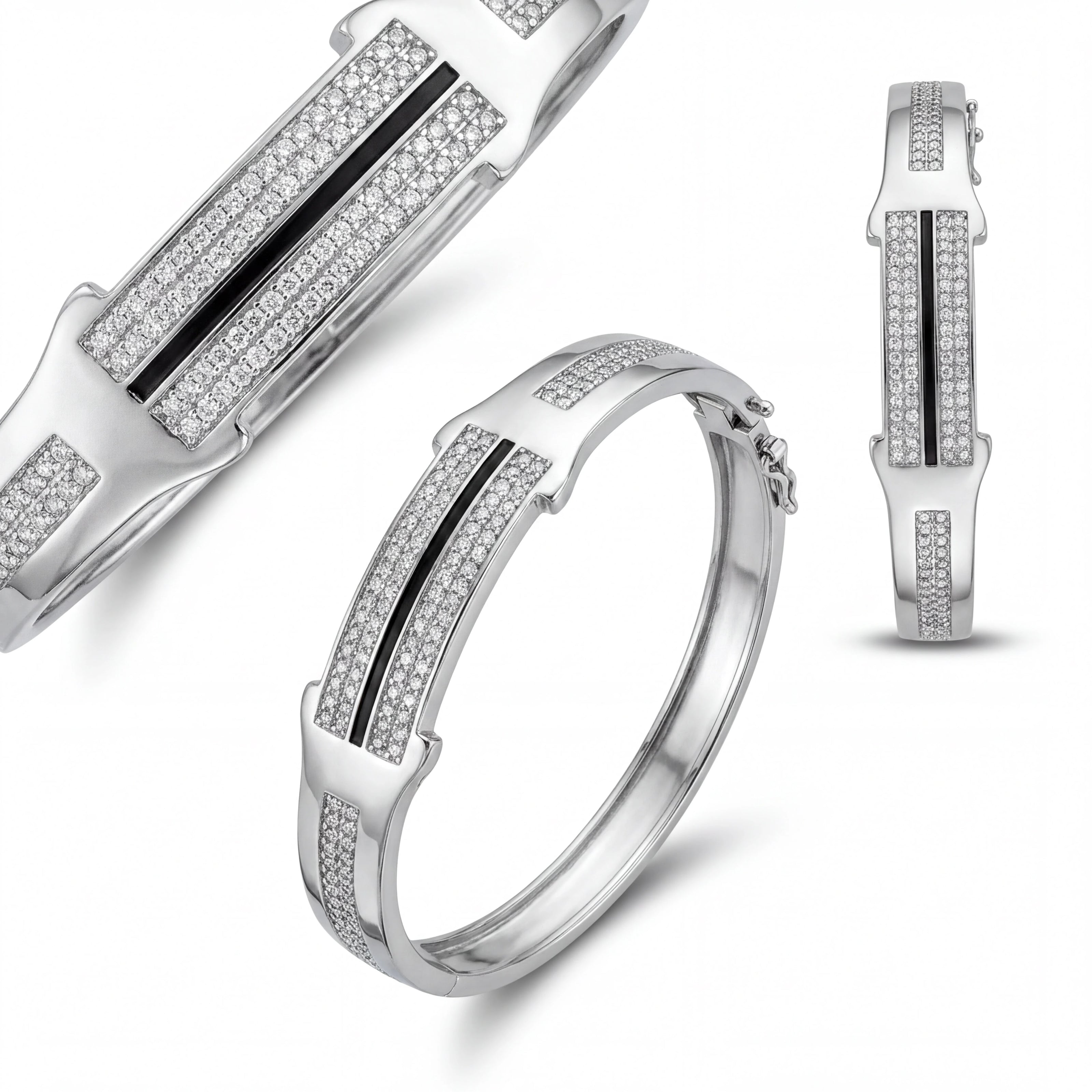 Onyx Pave Bracelet — 4