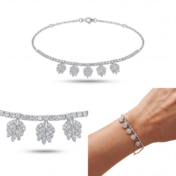Leaf Charm Bracelet — 4