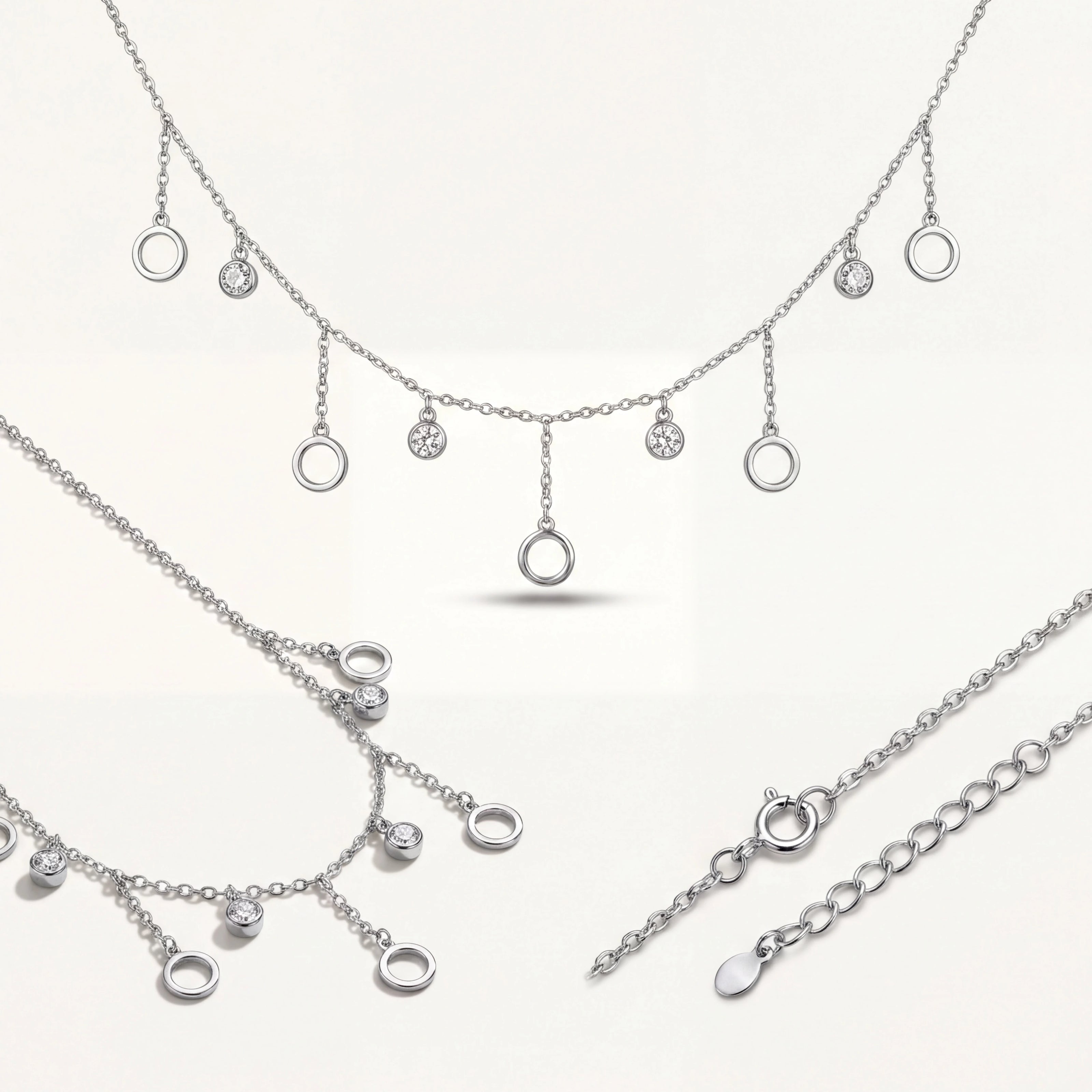 Circle Charm Necklace — 4