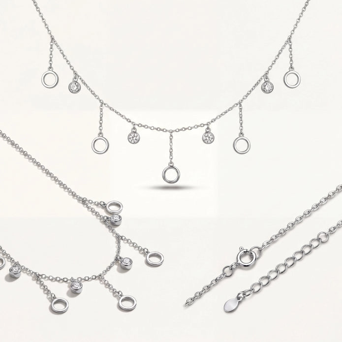 Circle Charm Necklace — 4