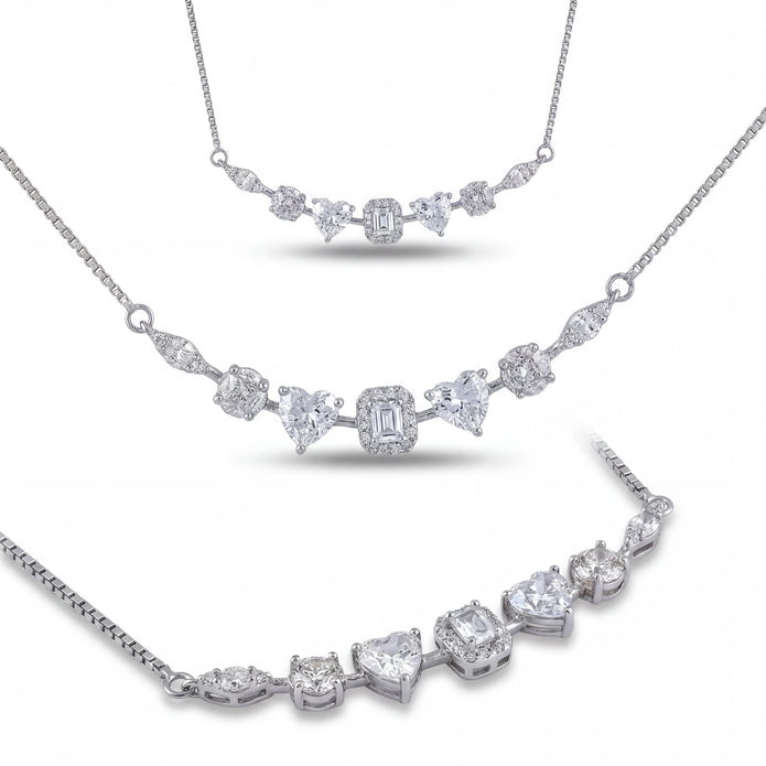 Mixed-Cut Sparkle Necklace — 4