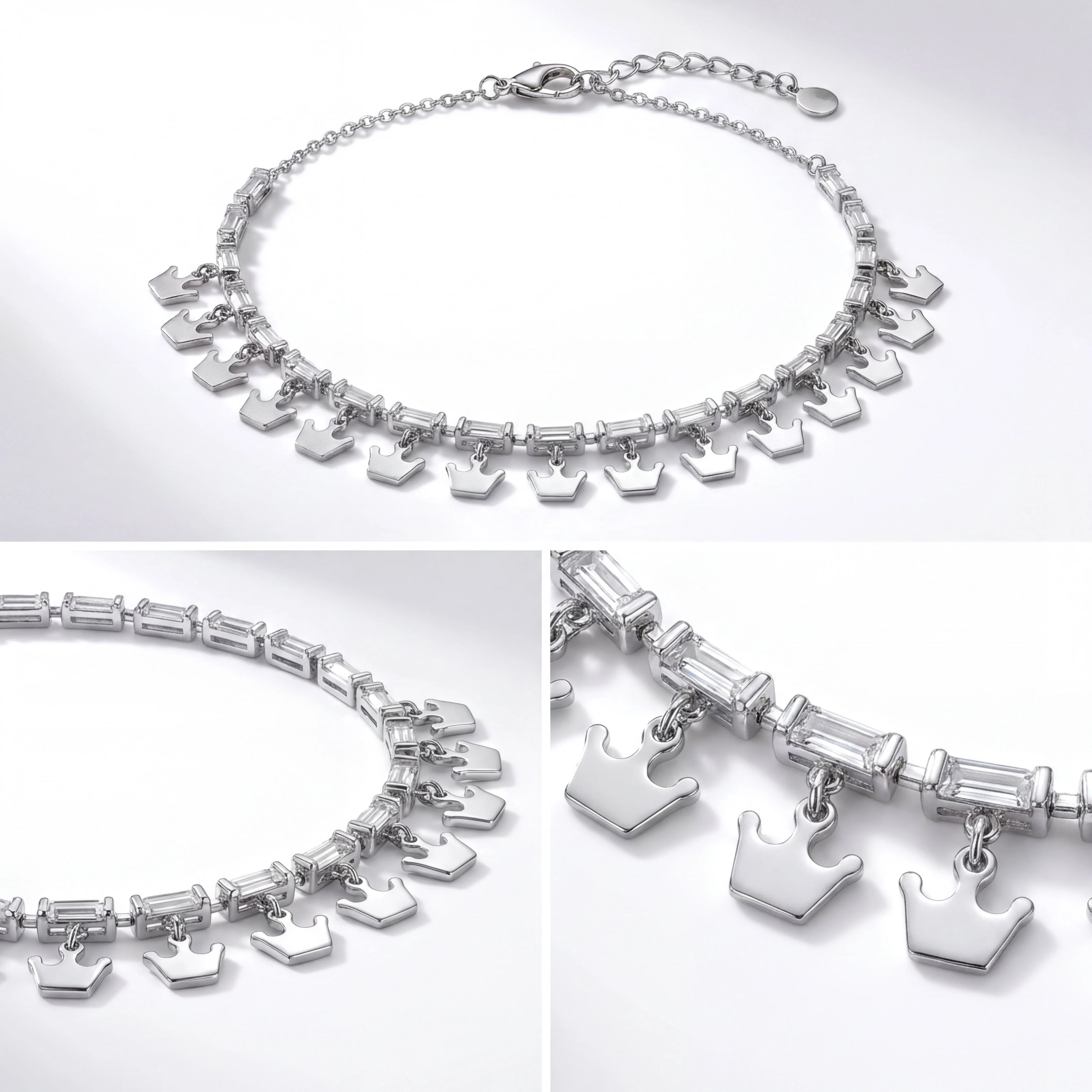 Crown Charm Anklet — 4