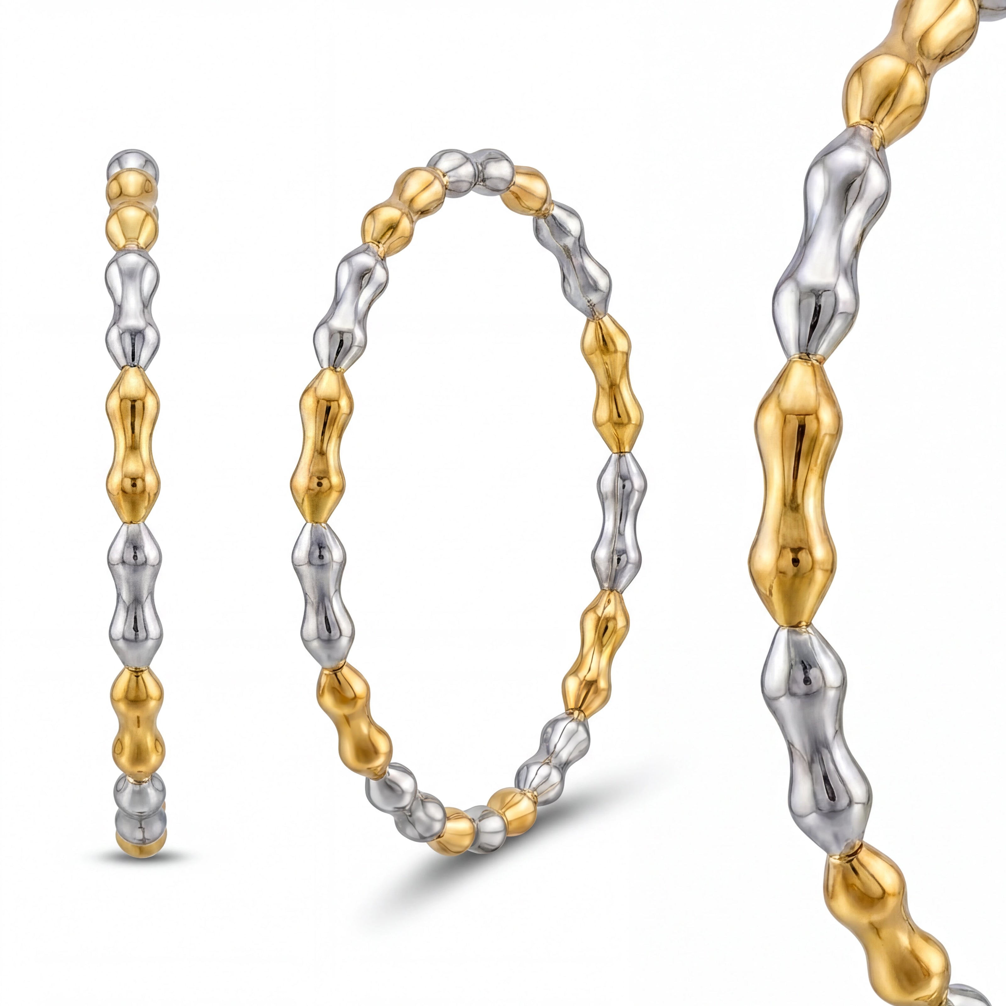 Two-Tone Bead Bangles — 4