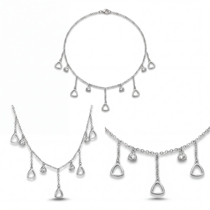 Triangle Drops Necklace — 4