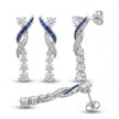 Sapphire Twist Drops — 4
