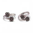 Floral Wrap Toe Rings — 4