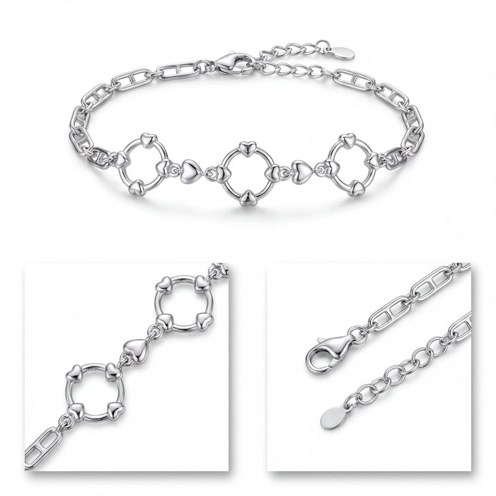 Heart Link Bracelet — 4