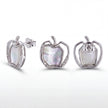 Pearl Apple Studs — 4