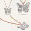 Butterfly Disc Necklace — 4