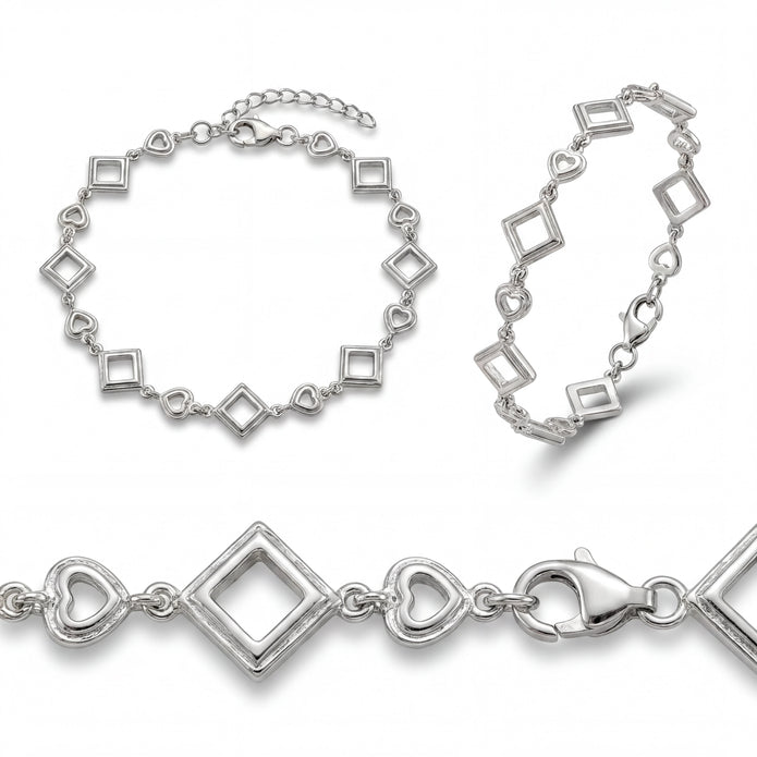 Geometric Heart Bracelet — 4