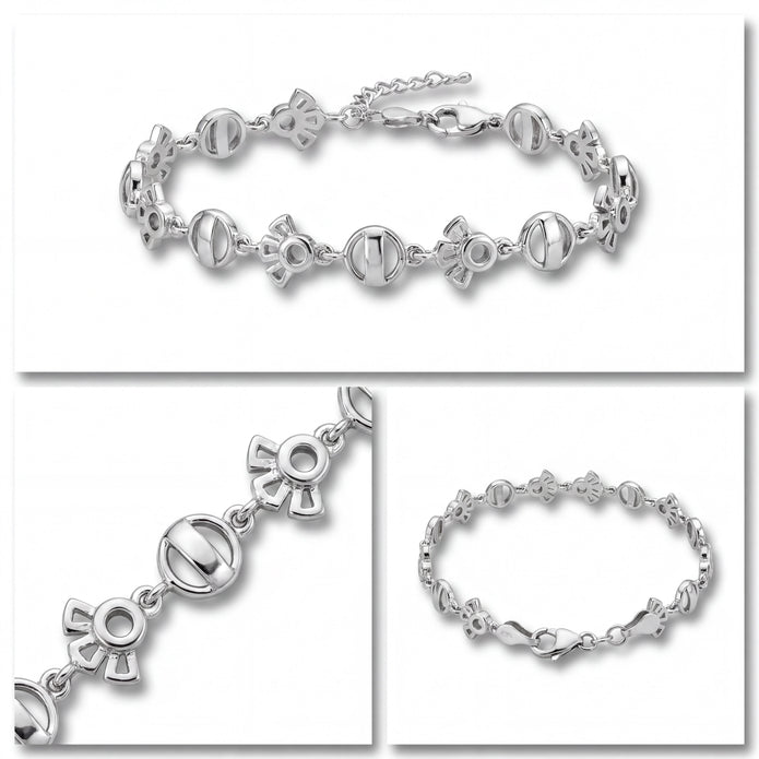 Bow Orb Link Bracelet — 4