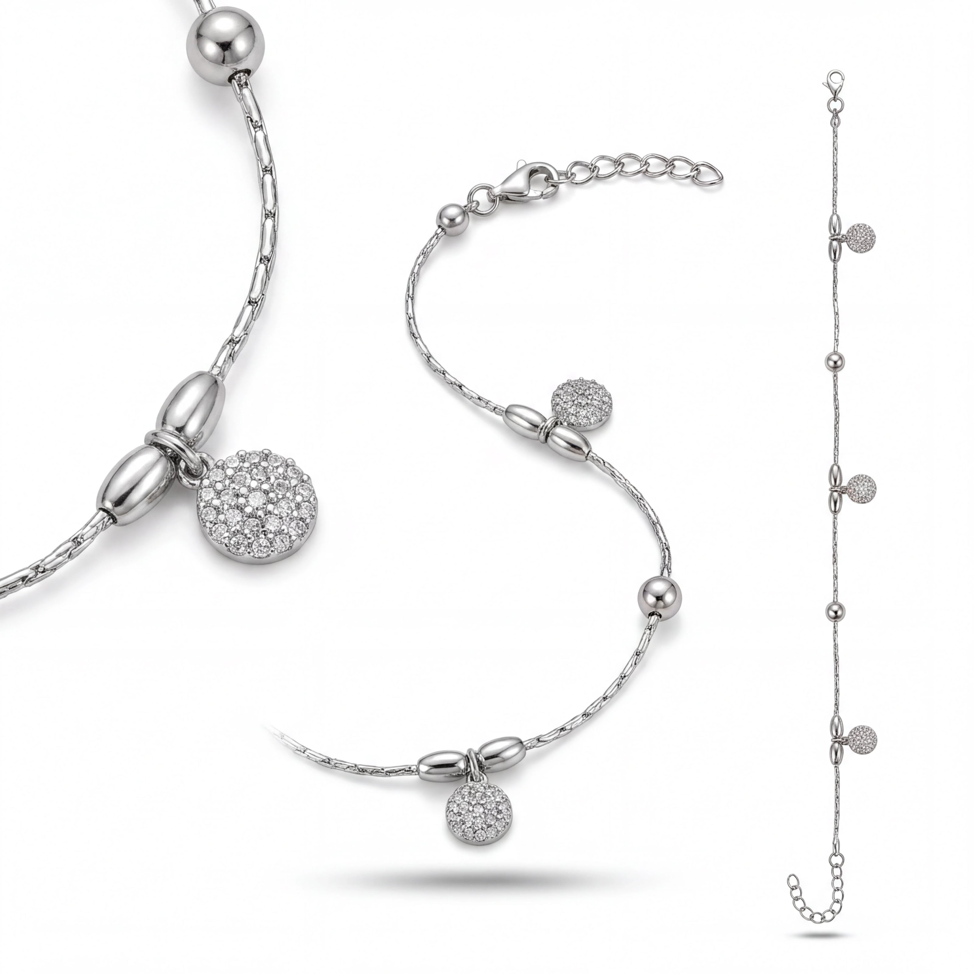 Pave Disc Anklet — 4