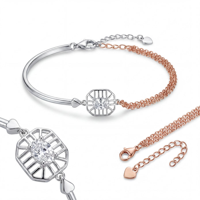 Two-Tone Sparkle Bracelet — 4