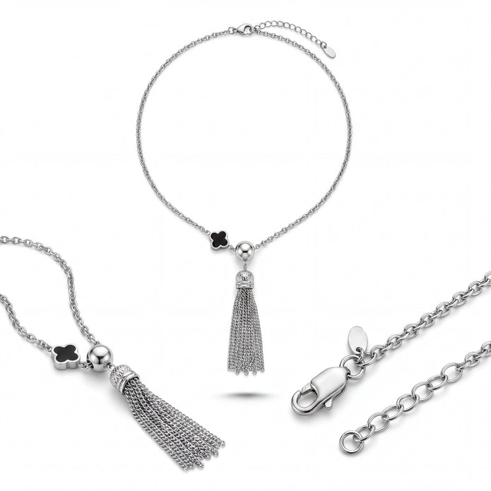 Tassel Charm Necklace — 4