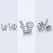 Love Motif Studs — 4