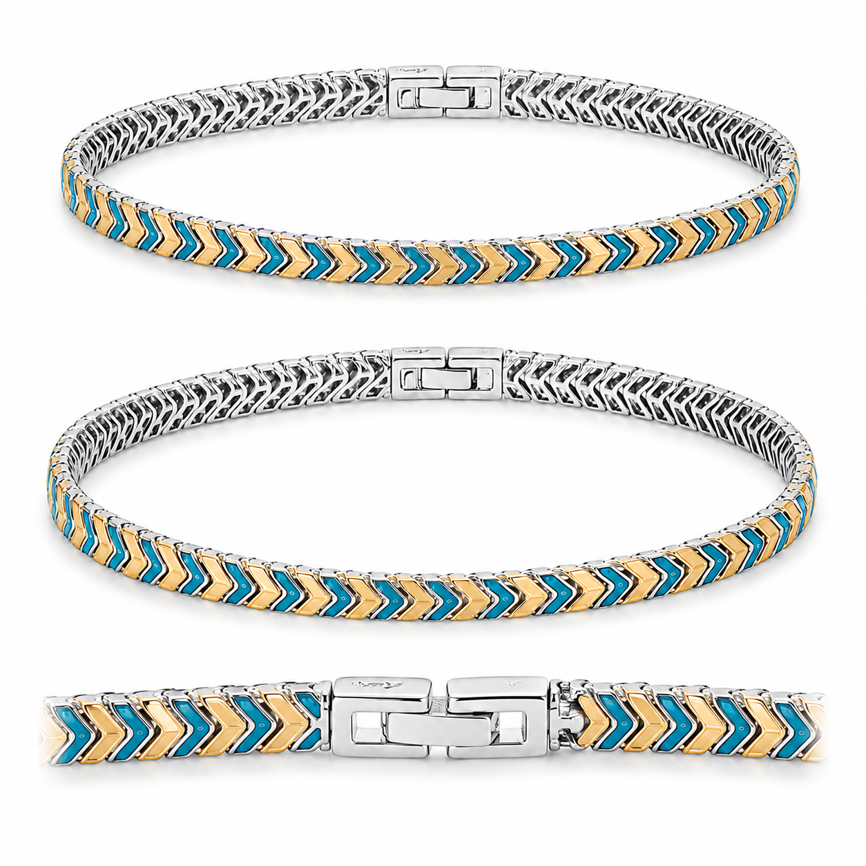 Turquoise Chevron Bracelet