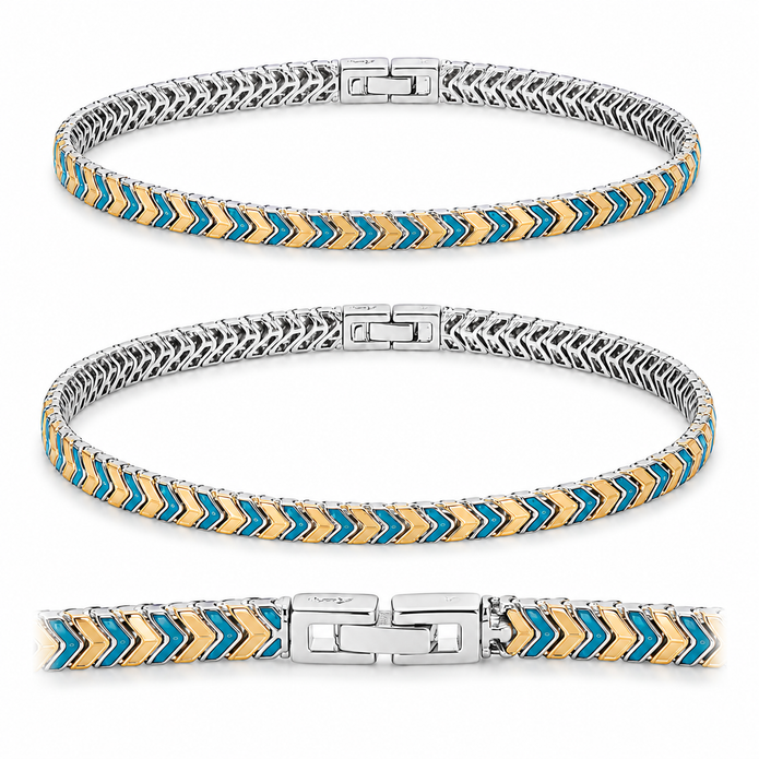 Turquoise Chevron Bracelet