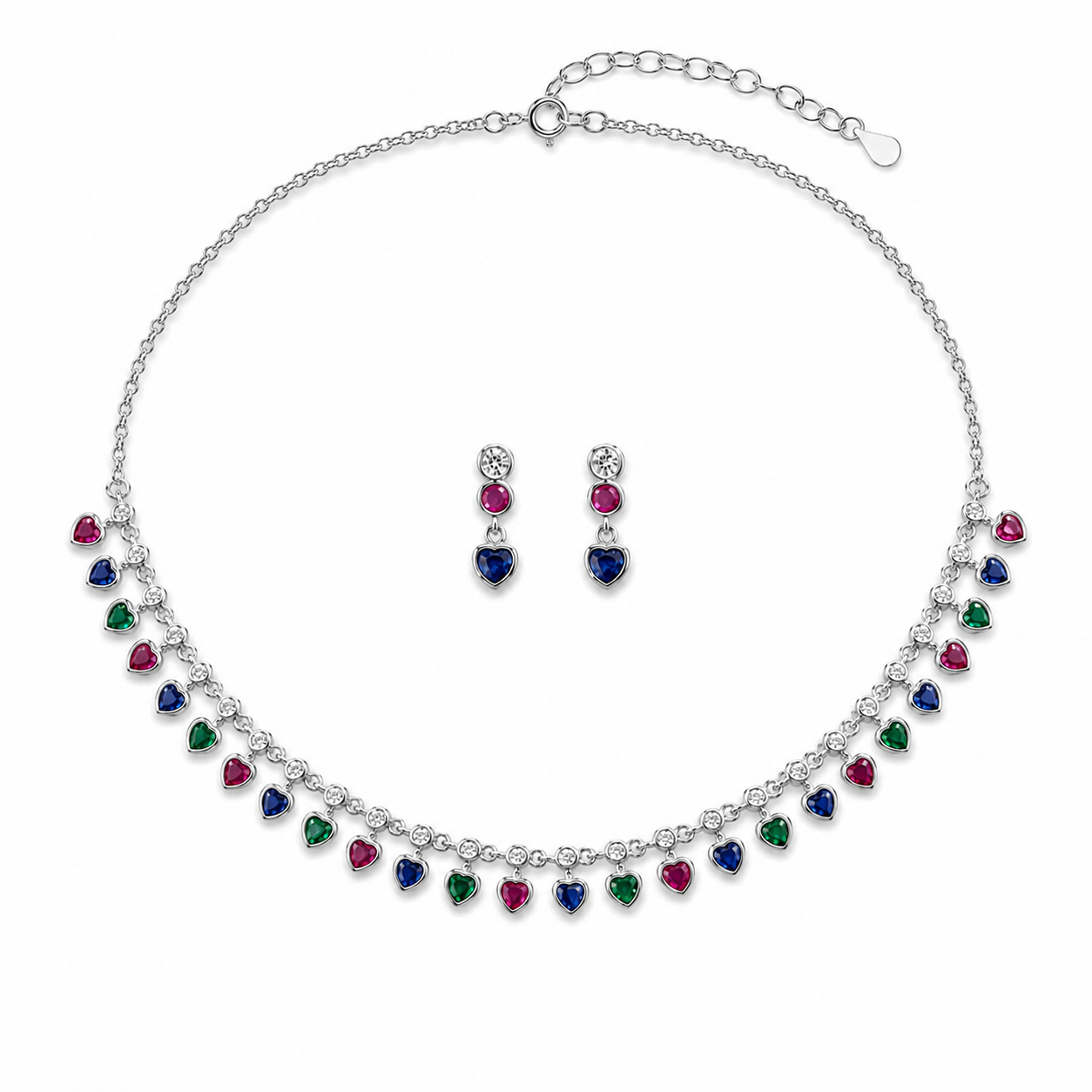Multicolor Heart Set