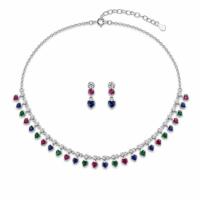 Multicolor Heart Set