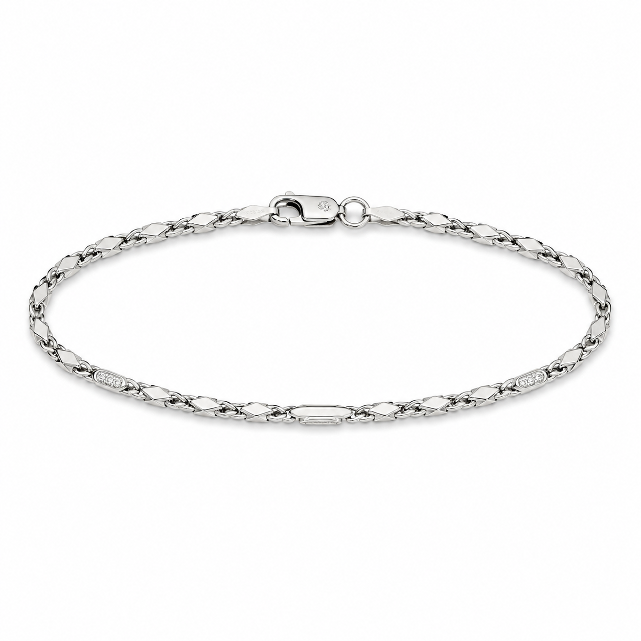 Rhombus Link Bracelet