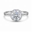 Halo Solitaire Ring