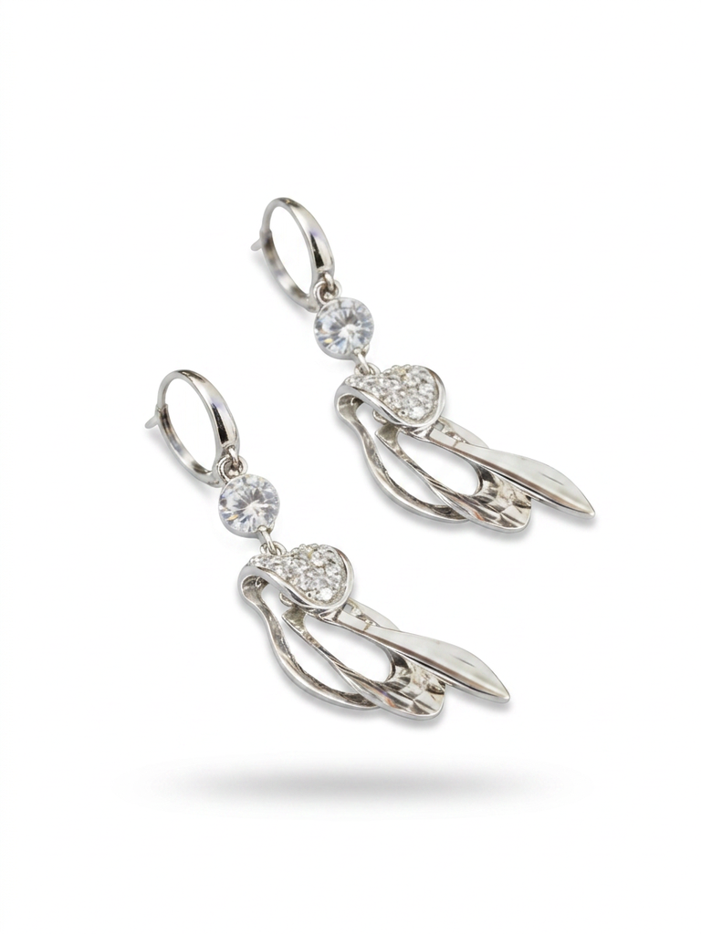 CZ Cascade Earrings