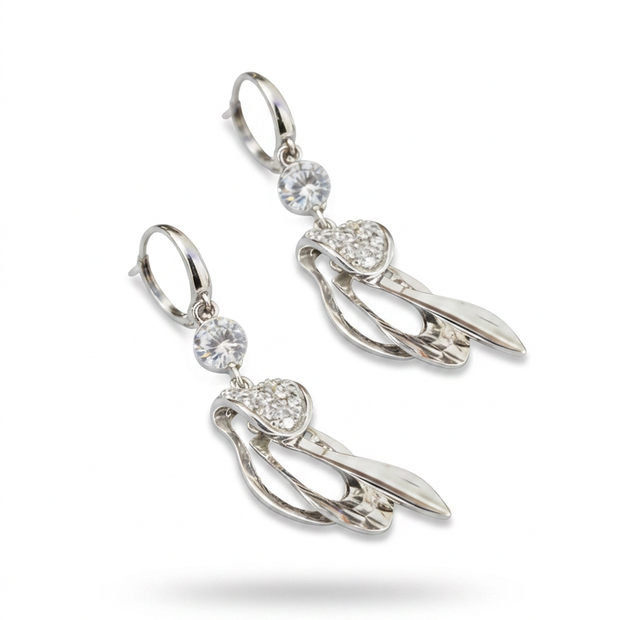CZ Cascade Earrings