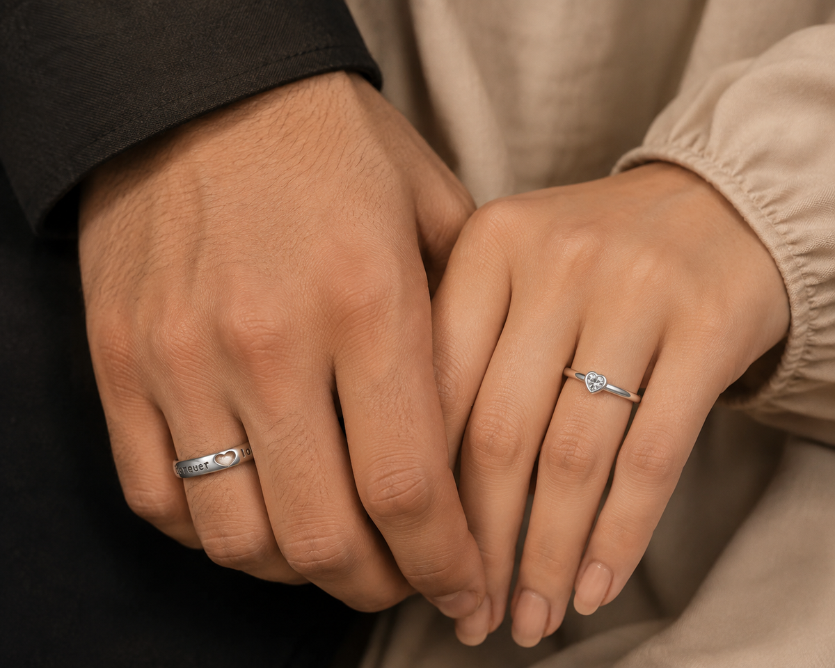 Heart Couple Rings