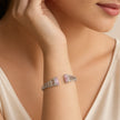 Pink Zirconia Bangle