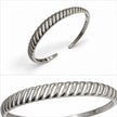 Sleek Ribbed Bangle